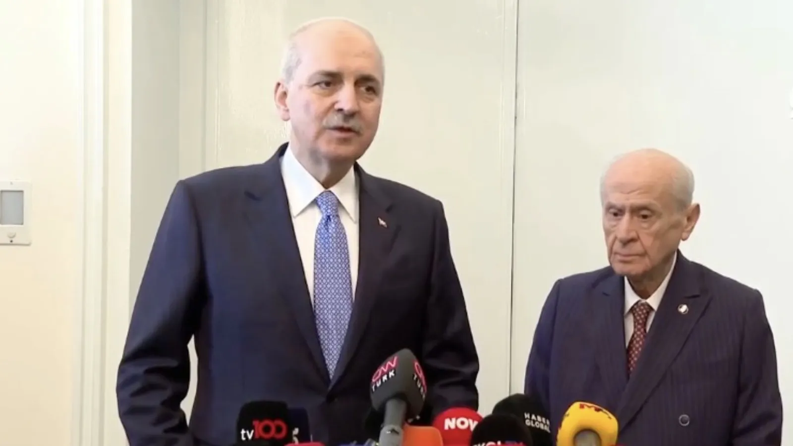 Bahçeli’yi ziyaret eden Numan Kurtulmuş