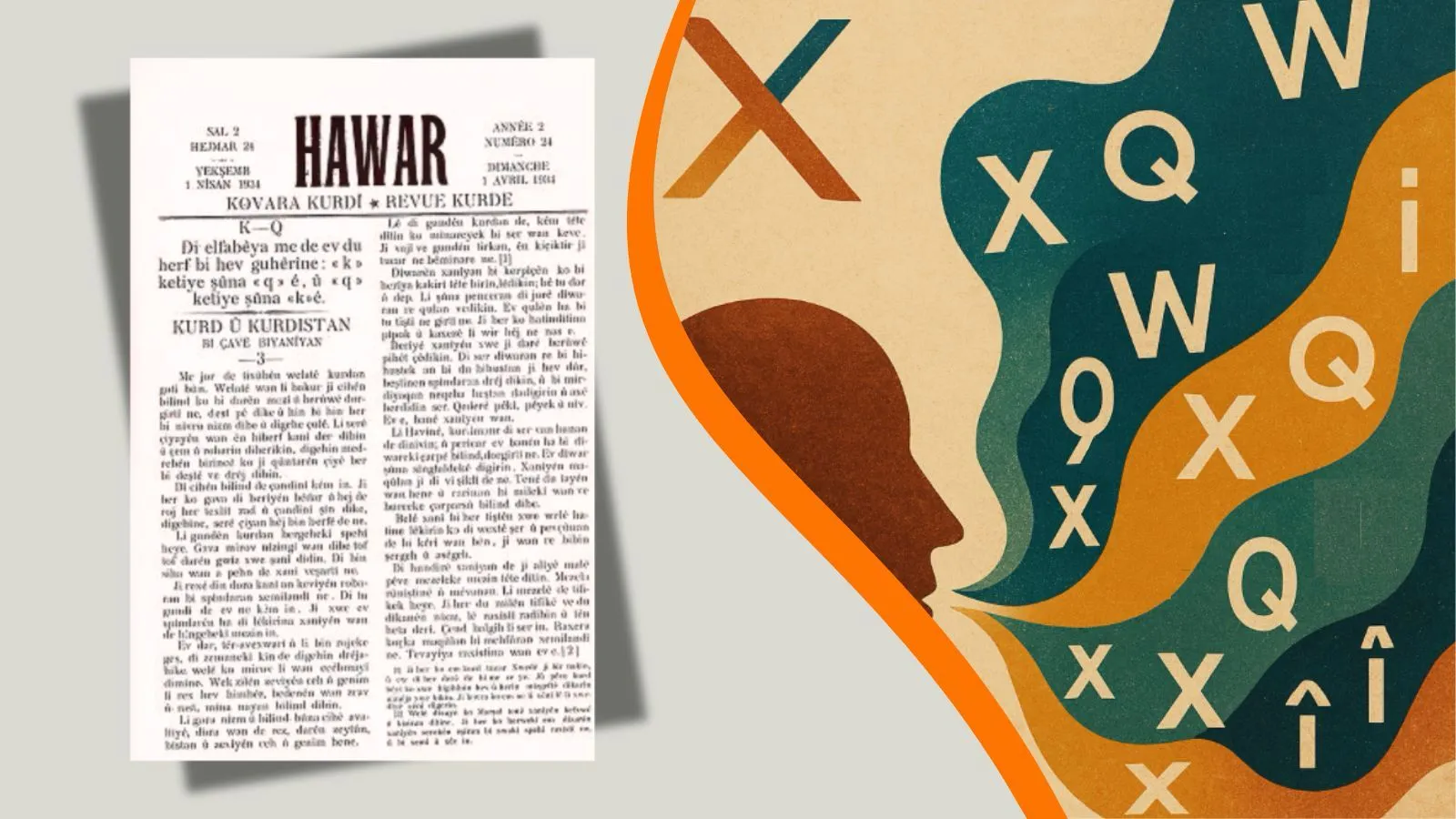 Hawar’ın çığlığından Kürtçe’nin iktidarına