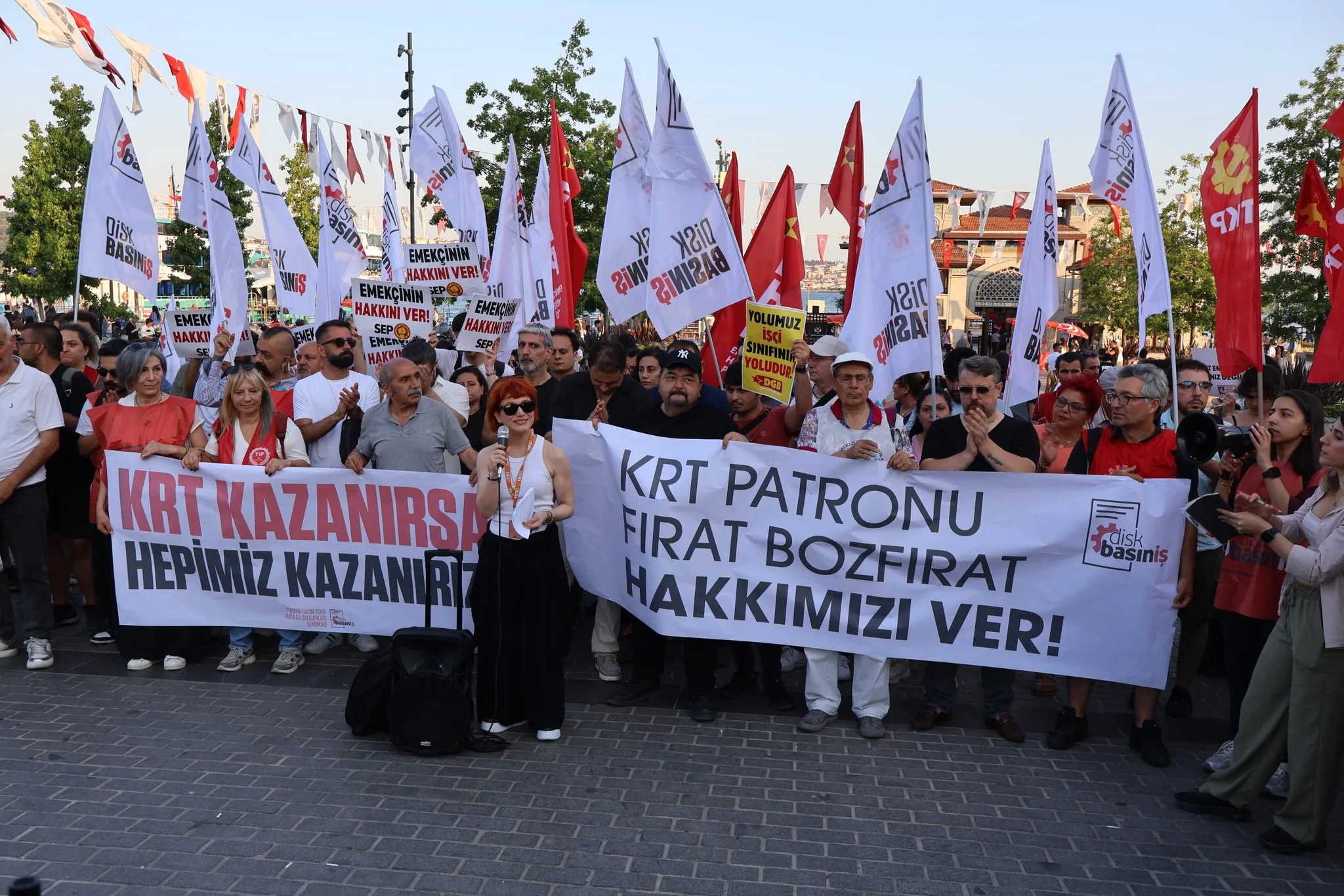 KRT TV’de direniş 15. gününde
