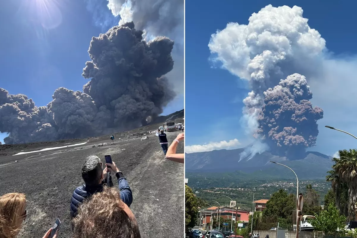 Etna Yanardağı’nda patlama
