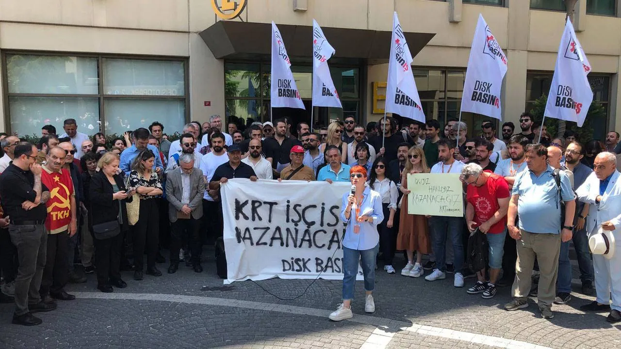 KRT TV’de üç haftalık direniş kazandı