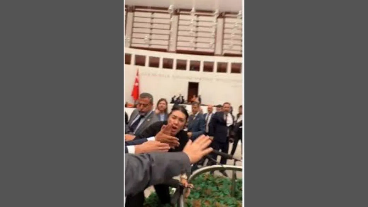 Meclis’te zeytinlik yasası protestoları