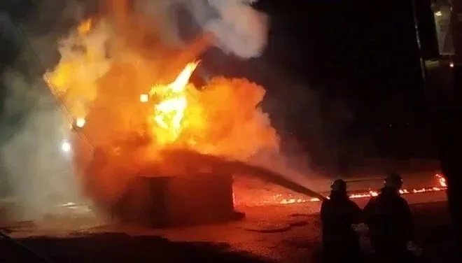 Petrol kuyusunda patlama