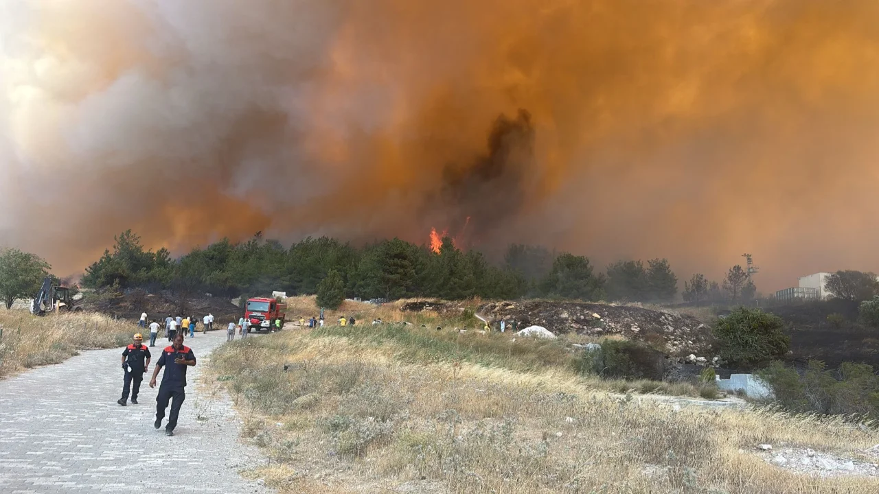 Çanakkale’de orman yangını 2’nci gününde