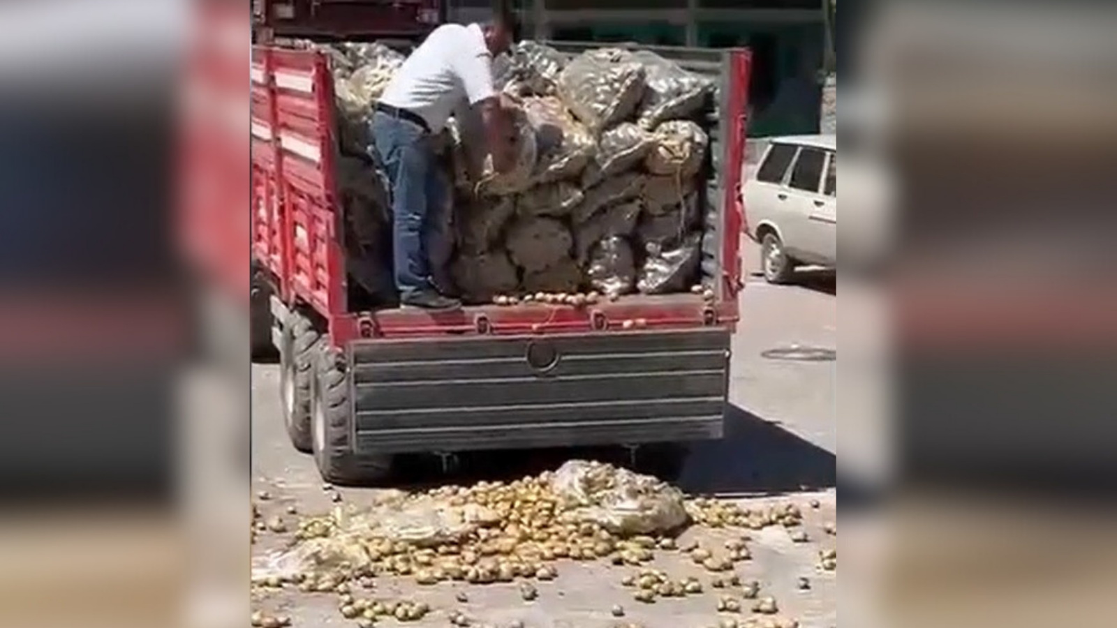 Patatesleri ücretsiz dağıtmıştı