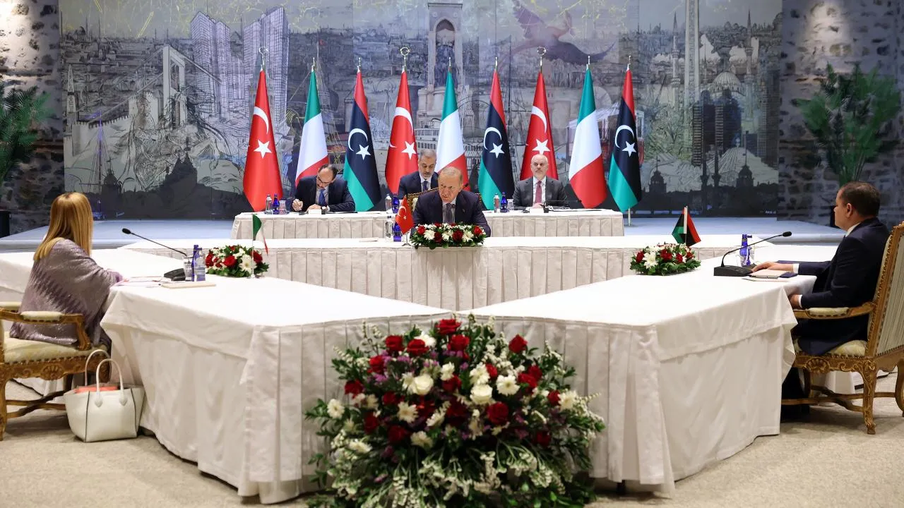 Erdoğan, Meloni ve Dibeybe İstanbul’da buluştu