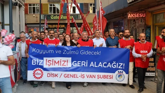 Kayyumun işten çıkardığı 223 işçinin eylemi sürüyor