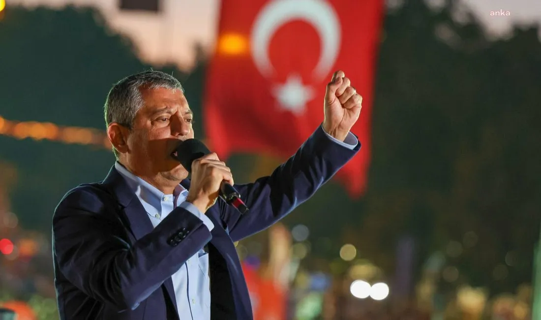 CHP Lideri Özel Aksaray mitinginde