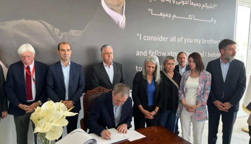 DEM Parti ve DBP heyeti Süleymaniye’de