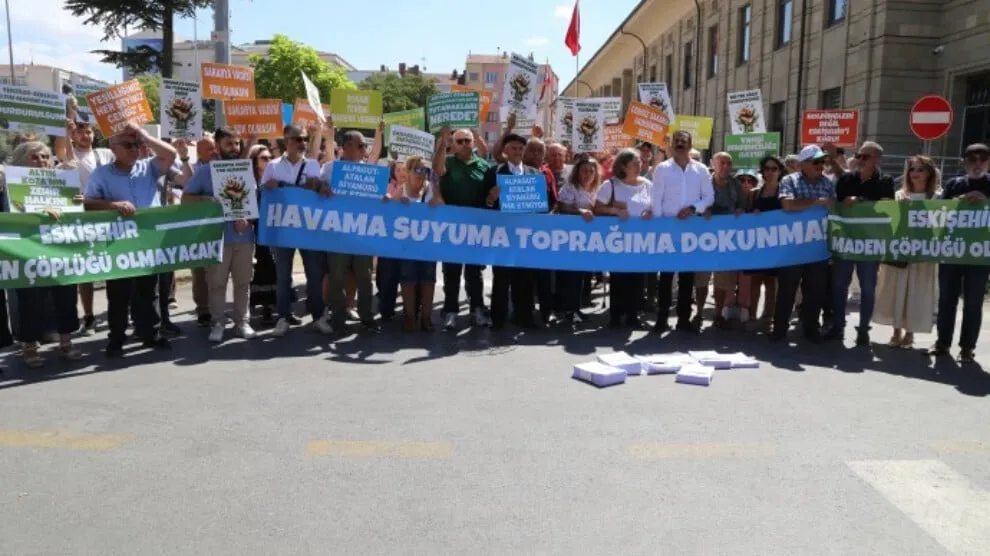 Siyanürlü madene karşı çıkıyorlar