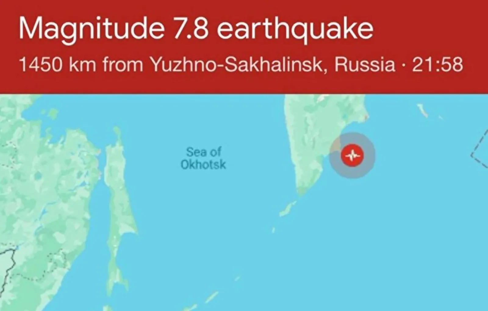 Rusya’da 7.8’lik deprem