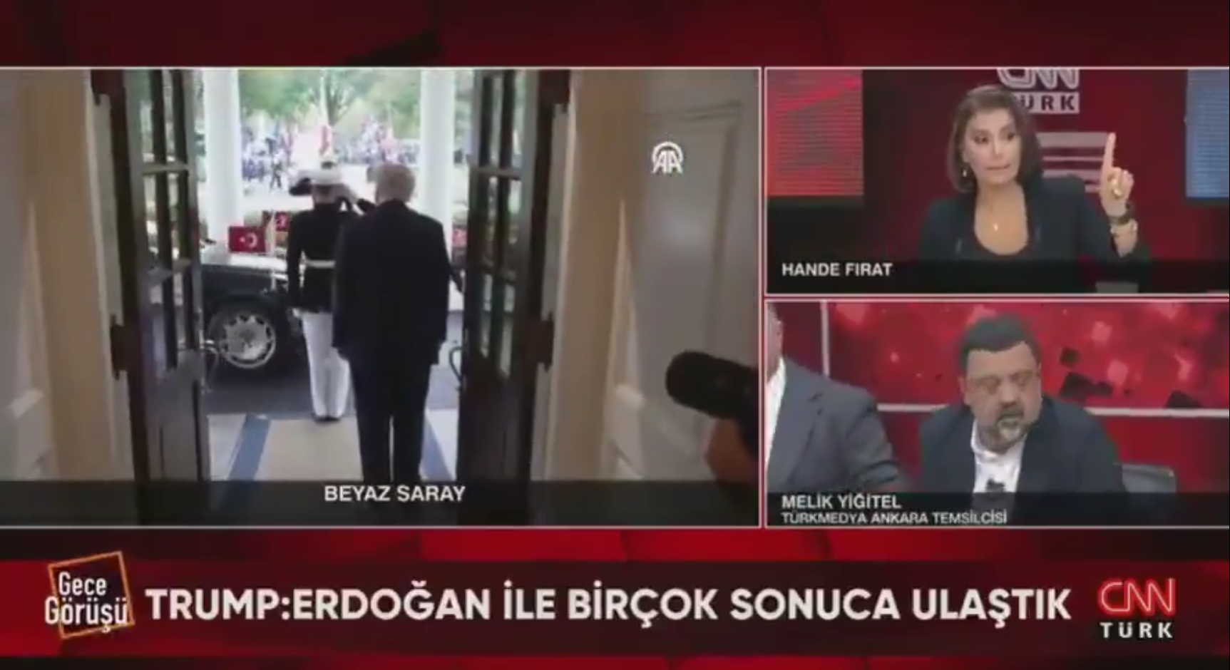 Trump-Erdoğan görüşmesi CNN Türk’ü karıştırdı