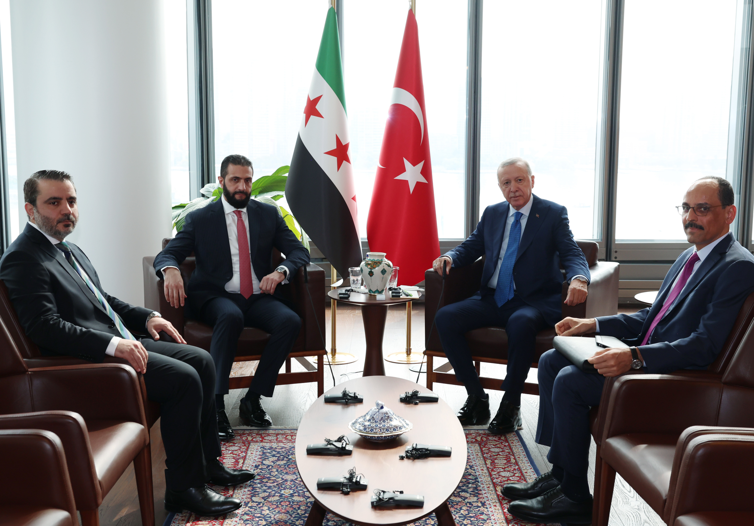 Erdoğan-Şara ABD’de bir araya geldi