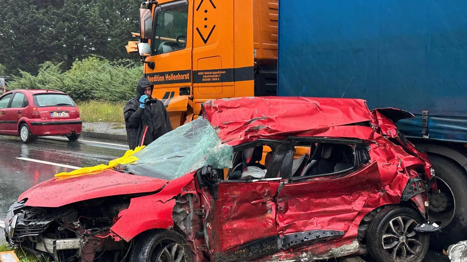 Rize’de trafik kazası
