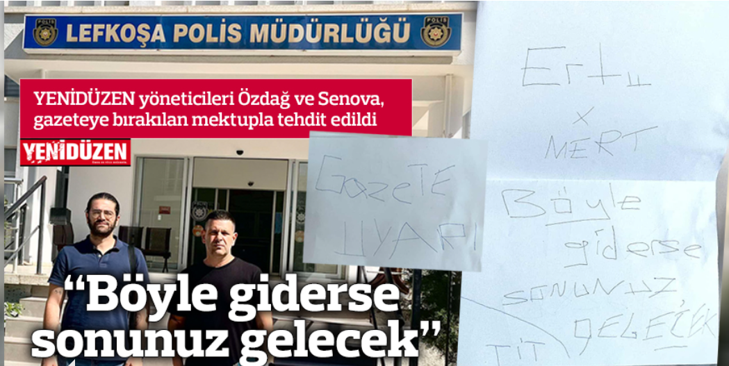 Kıbrıslı gazetecilere ölüm tehdidi I