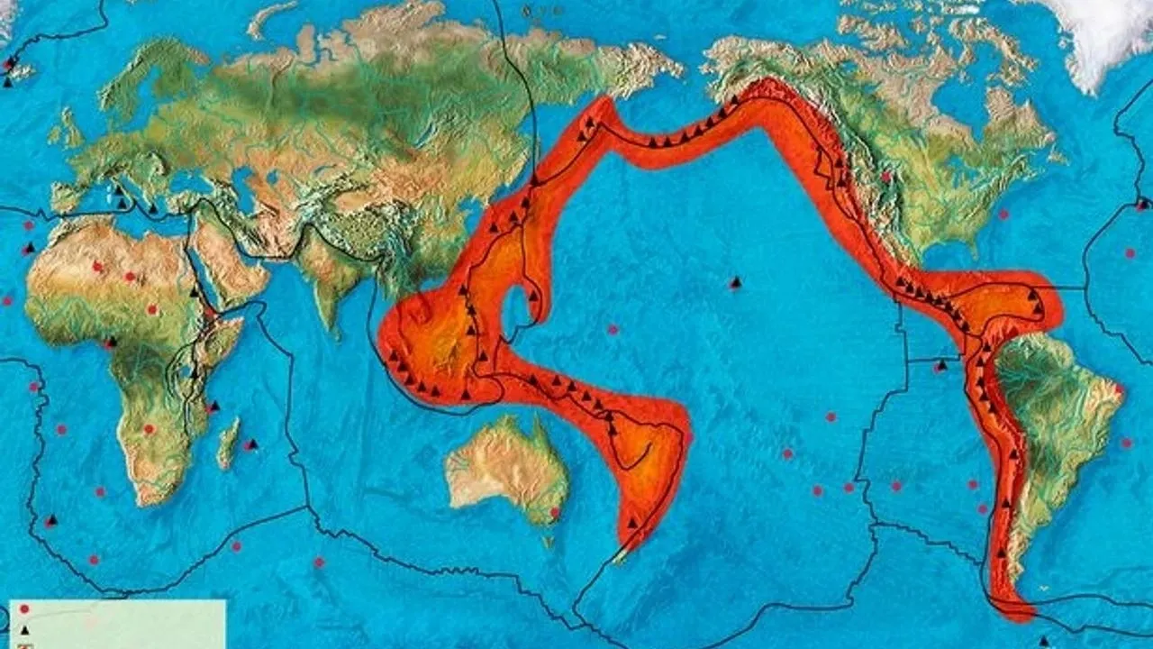 Güney Pasifik Deprem Kuşağı hareketli