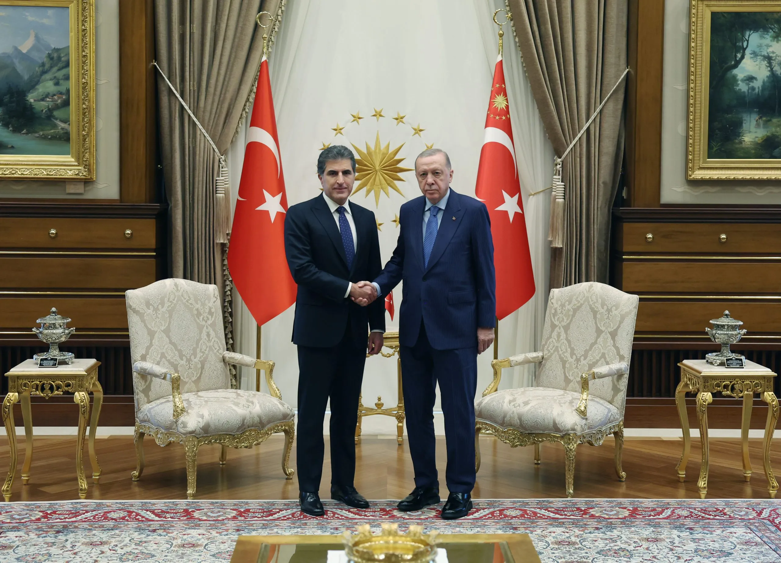 Barzani-Erdoğan Ankara’da görüştü