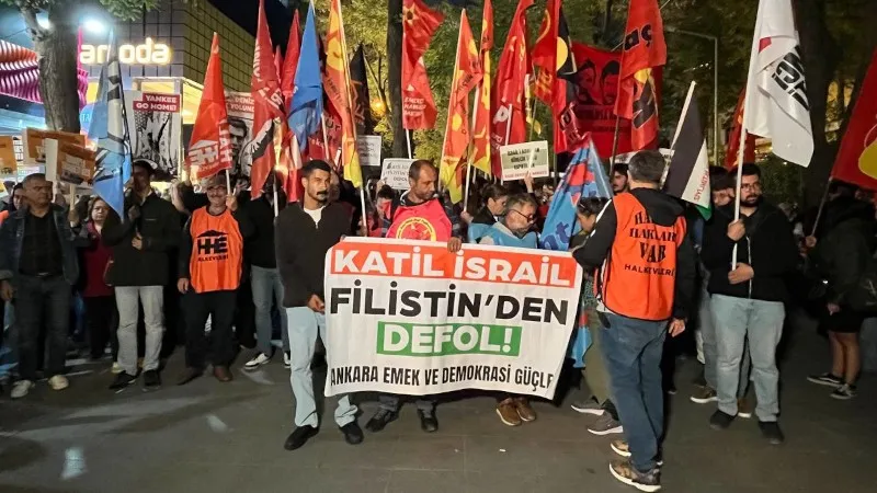 Polis İsrail’i protesto edenlere izin vermedi