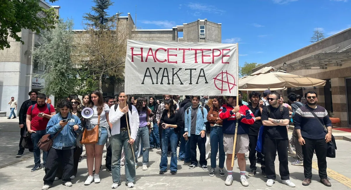 Hacettepe Üniversitesi’nde eylem l
