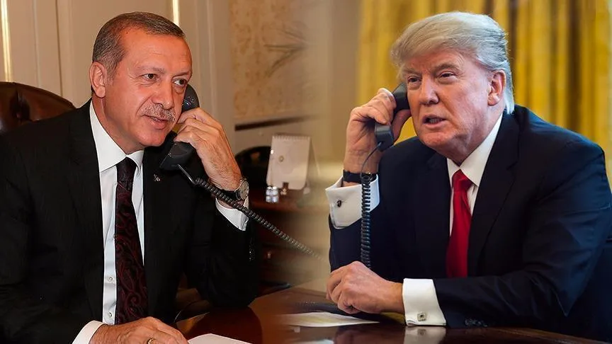 Erdoğan-Trump telefonda görüştü