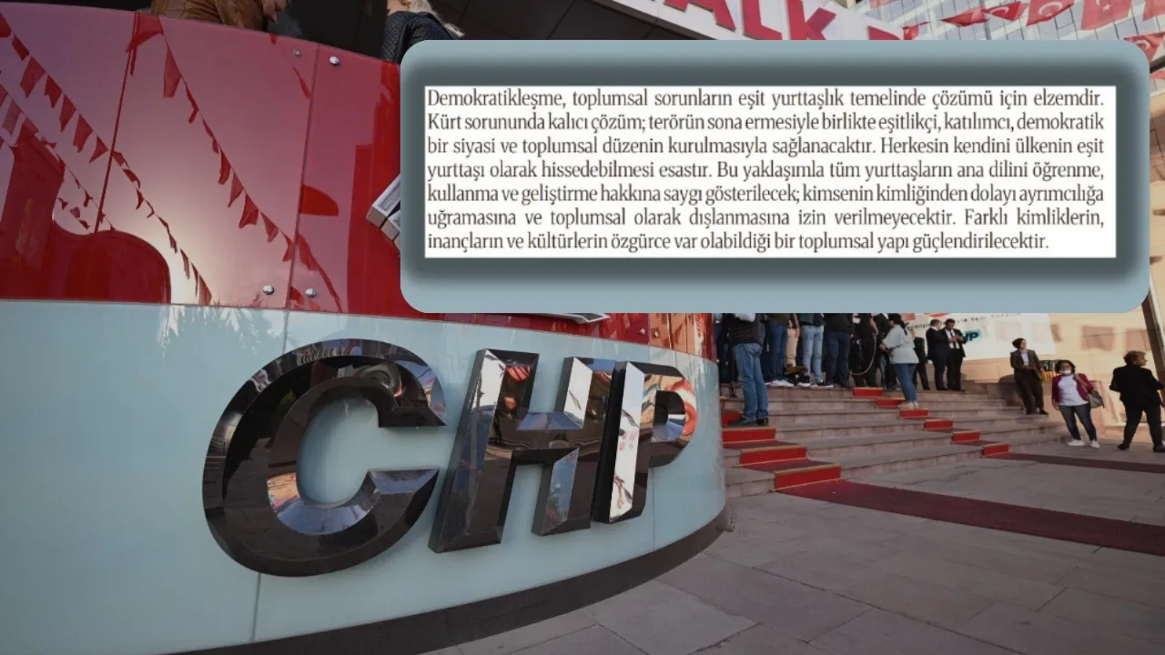 CHP’nin yeni parti program taslağı