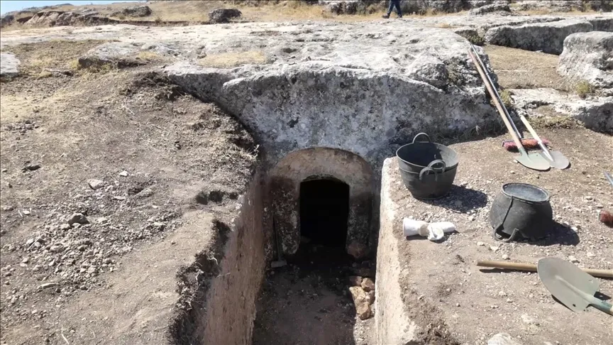 Adıyaman’da kazı çalışması