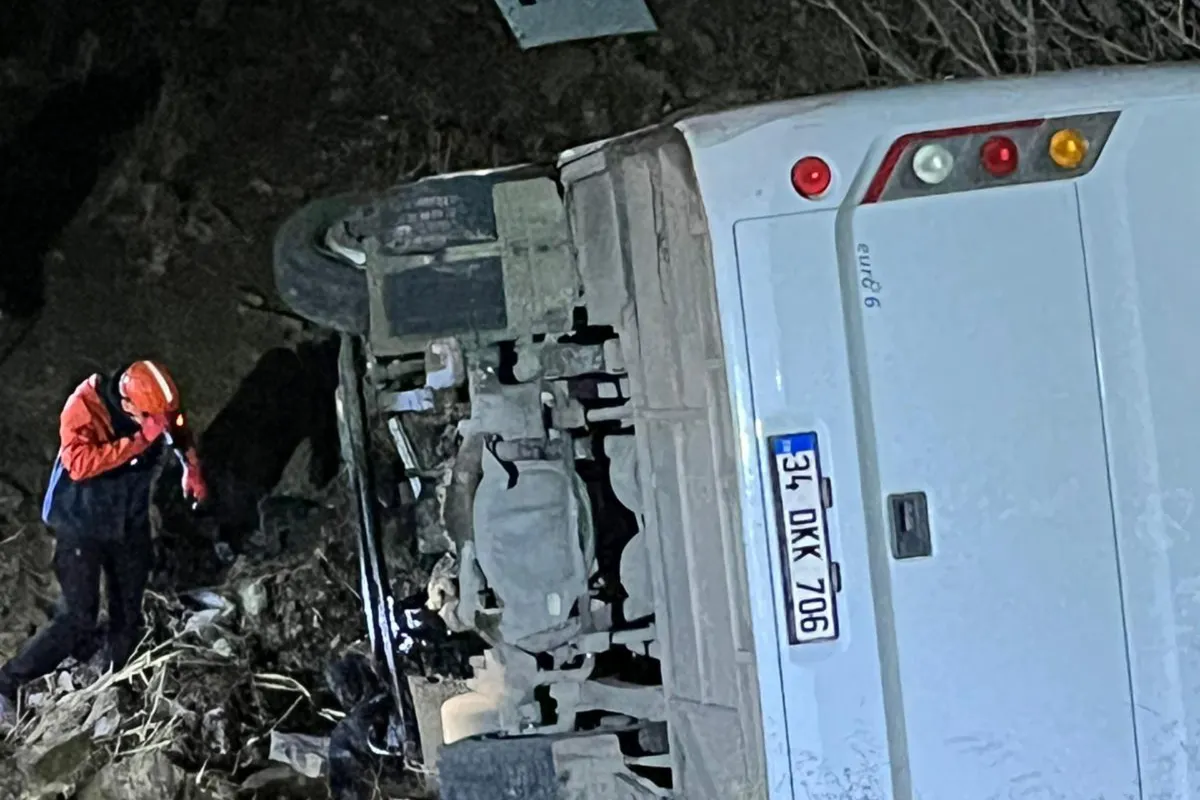 Siirt’te kaza — 15 işçi yaralandı, 2’sinin durumu ağır görseli