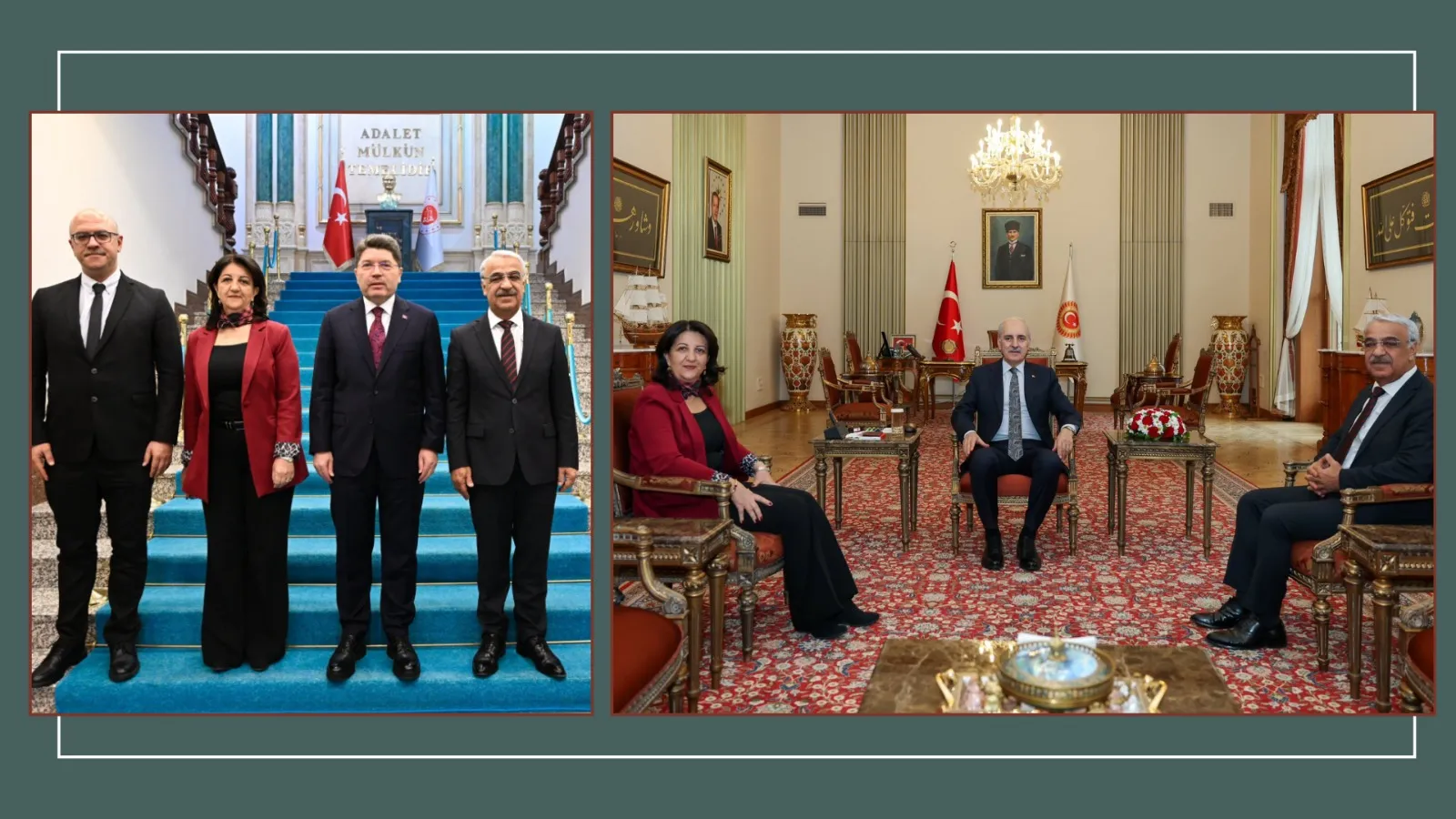 İmralı Heyeti, Adalet Bakanı ve Meclis Başkanı ile görüştü