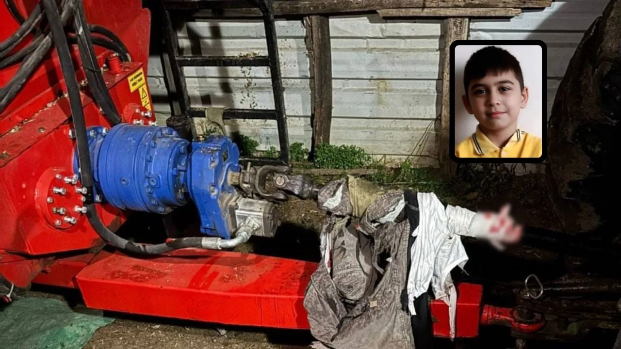 Kolunu silaj makinesine kaptırdı