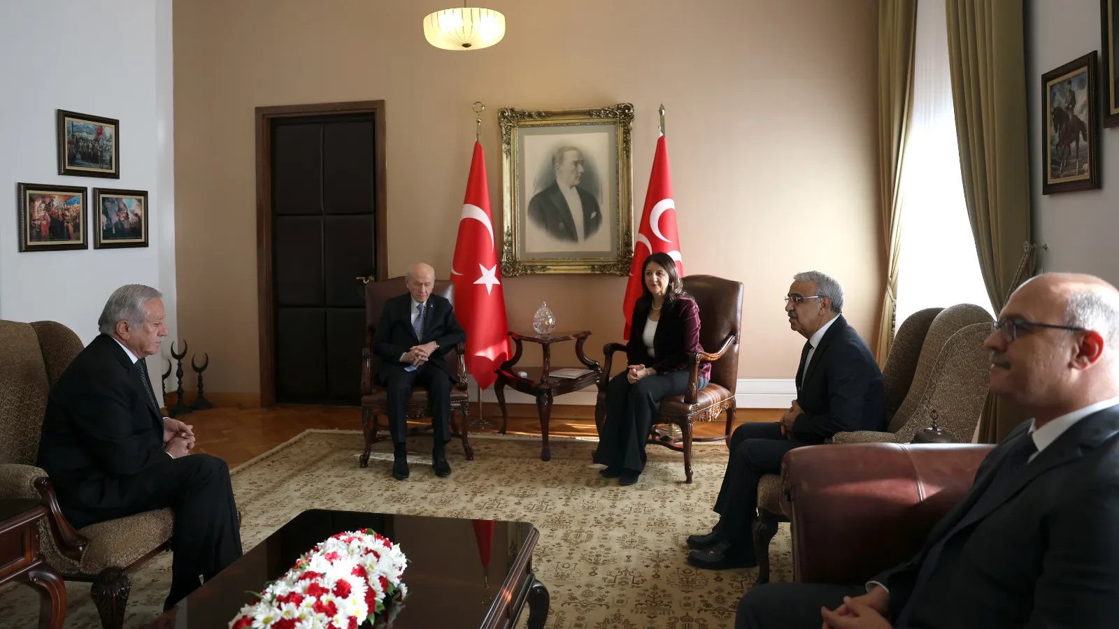 İmralı Heyeti’nden önce Babacan’a ardından Bahçeli’ye ziyaret: