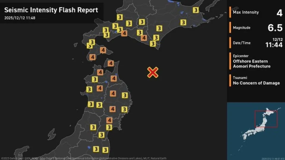 Japonya’da 6,7 büyüklüğünde bir deprem daha I
