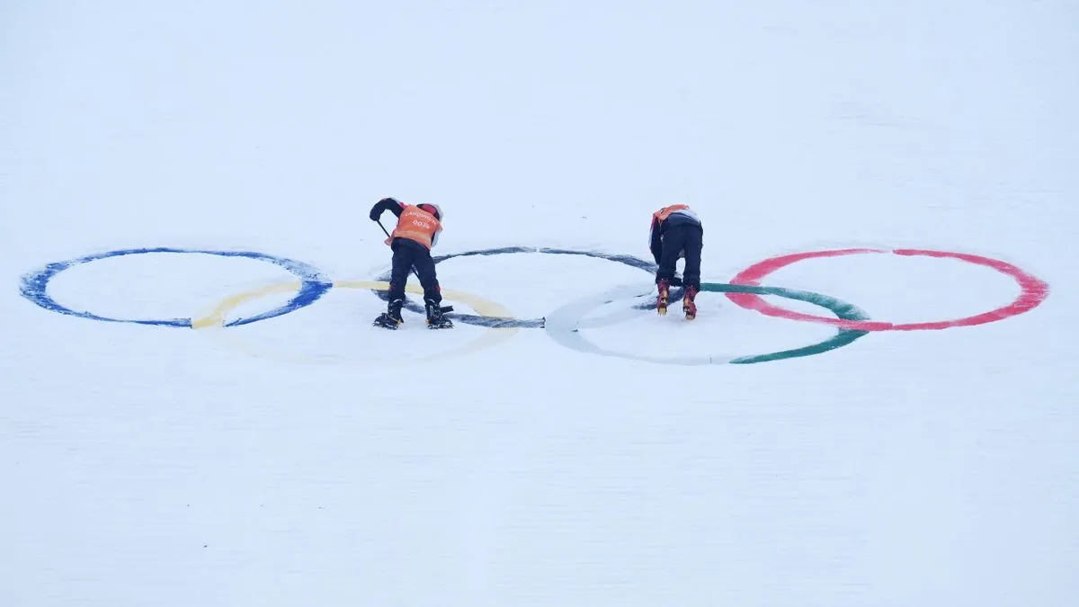 Kış Olimpiyatları inşaat sahası yakınında