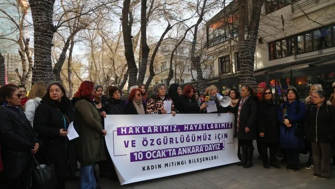 Kadın Mitingi Bileşenleri’nden çağrı l