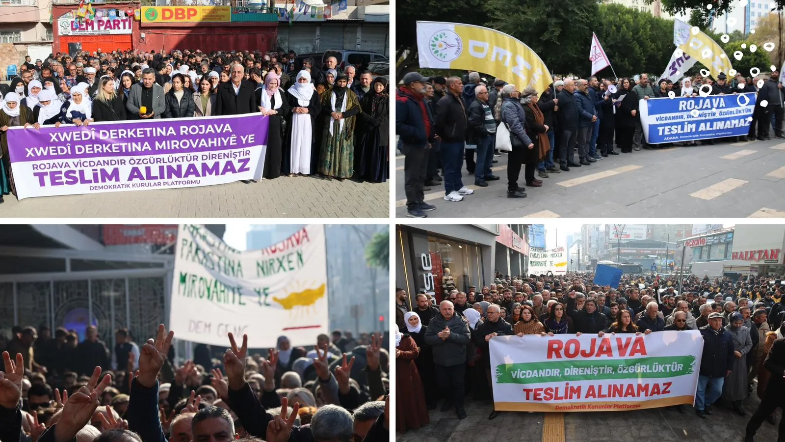 Halep’teki saldırılar birçok kentte protesto ediliyor