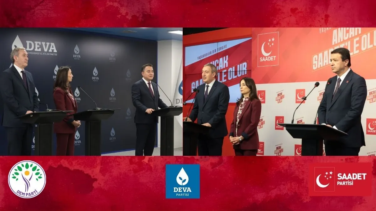 Hatimoğulları ve Bakırhan, Babacan ve Arıkan ile görüştü