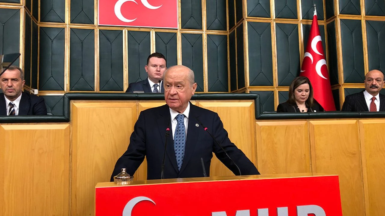 MHP lideri Bahçeli konuştu