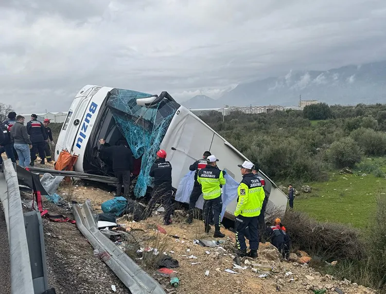 Antalya yakınlarında iki kaza