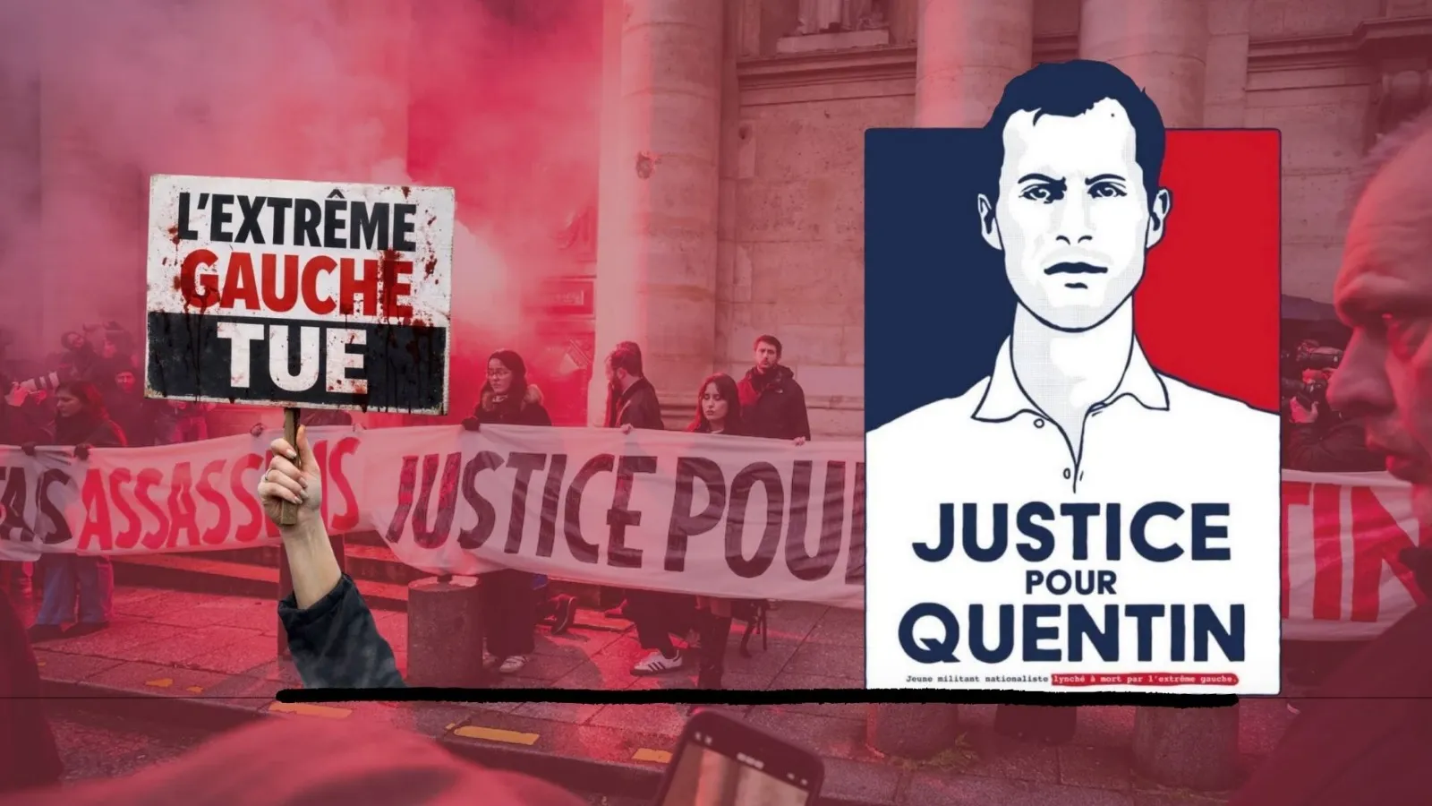 Quentin Deranque’in öldürülmesinin ardından