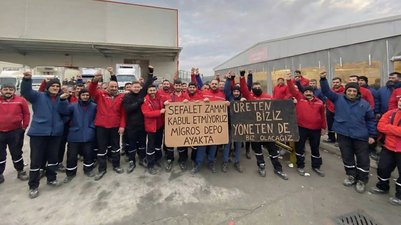 Migros depo işçilerinin direnişi sonuç verdi