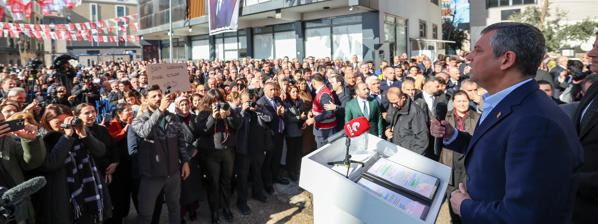 Özgür Özel Adıyaman’da konuştu: