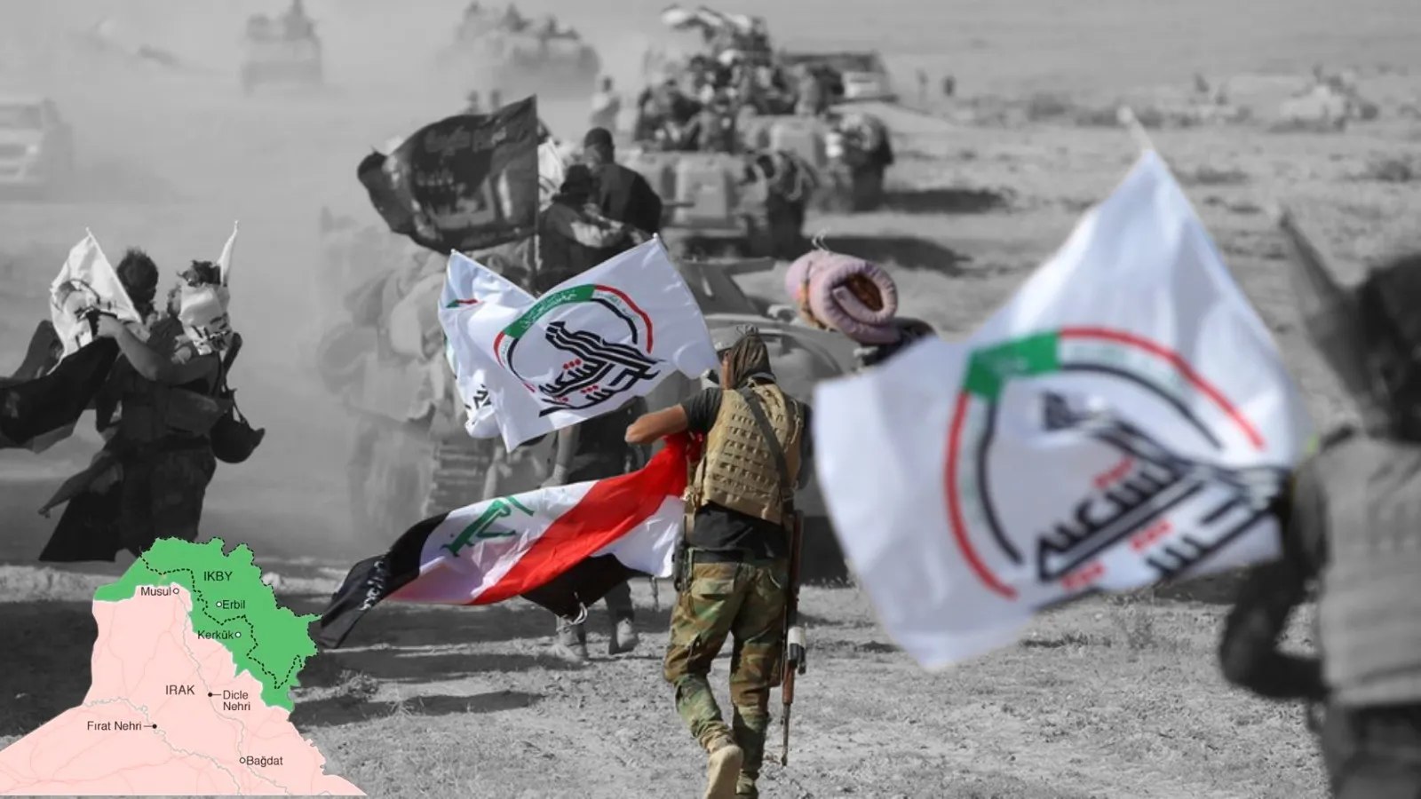 İran peşmergeyi vurdu, Irak Haşdi Şabi’ye yetki verdi