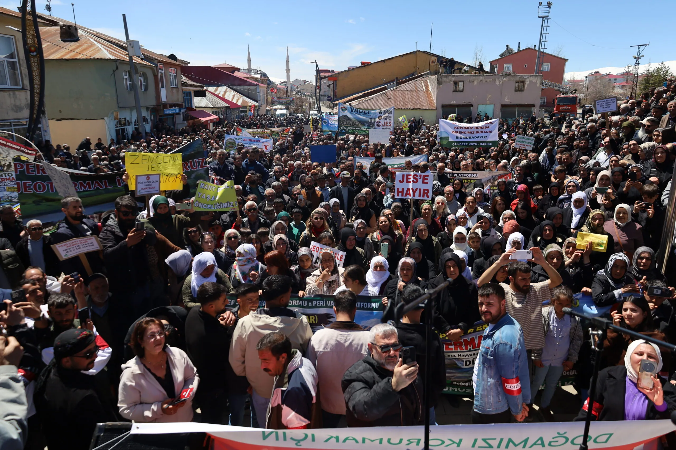 Miting düzenlendi