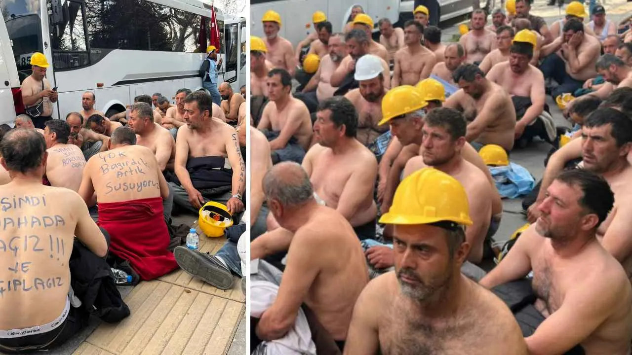 Açlık grevine başlamışlardı