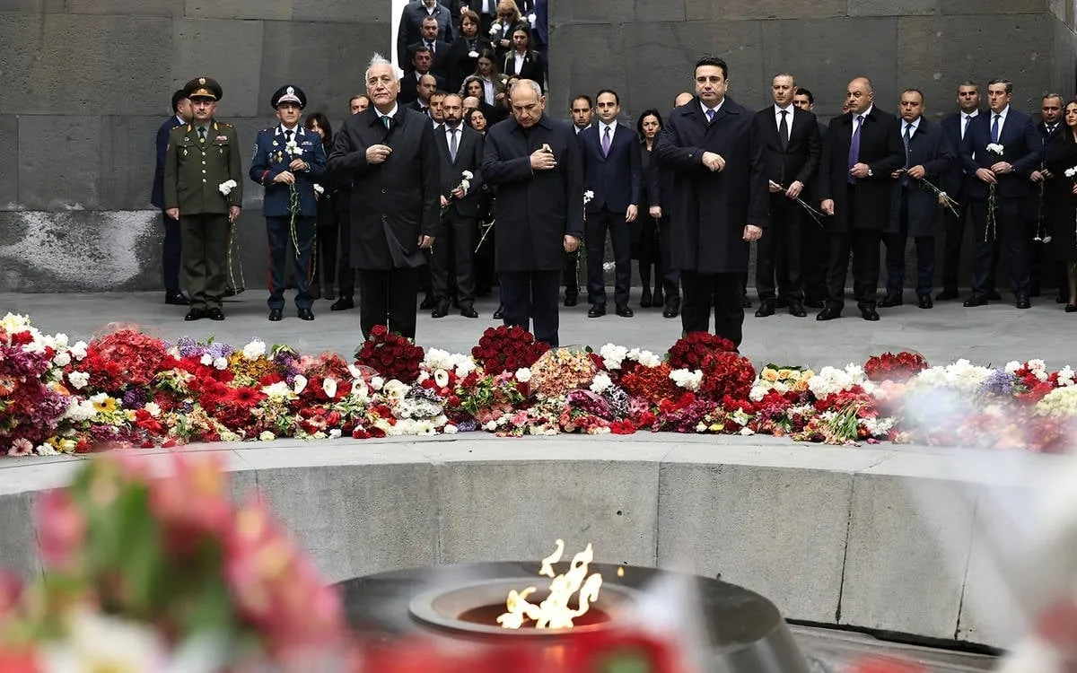 Erivan’da Ermeni Soykırımı anması