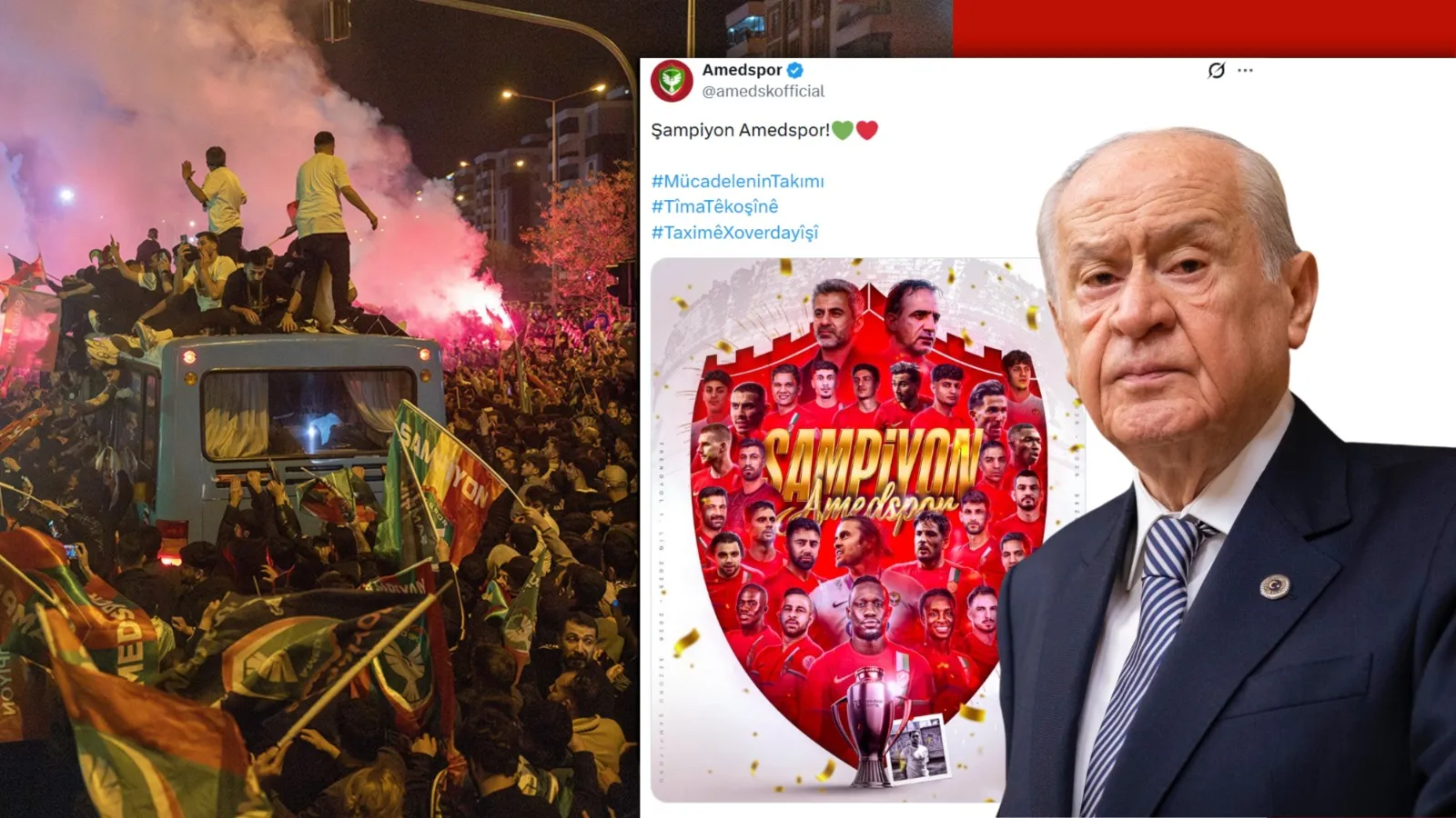 Devlet Bahçeli’den Amedspor’a tebrik mesajı: