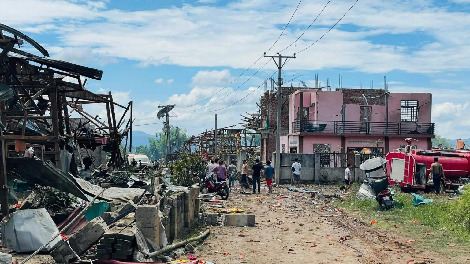Myanmar’da patlama