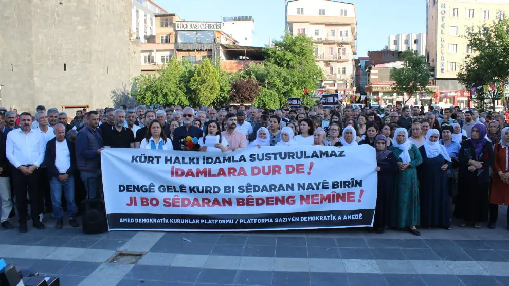 İran’daki idamlara Diyarbakır’da protesto