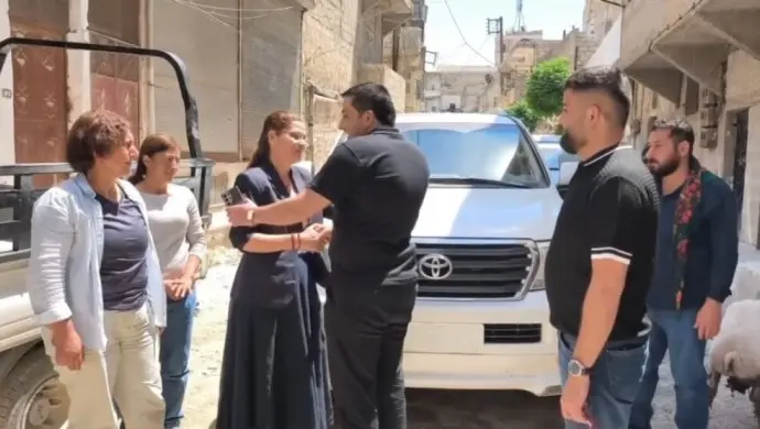 Şam güçleri saldırmıştı — İlham Ahmed Şêxmeqsûd’da görseli