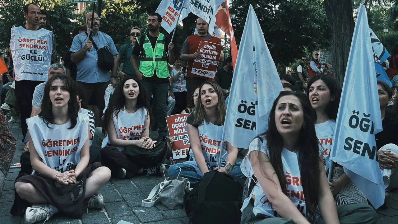 Öğretmenler açlık grevinin 10. gününde: