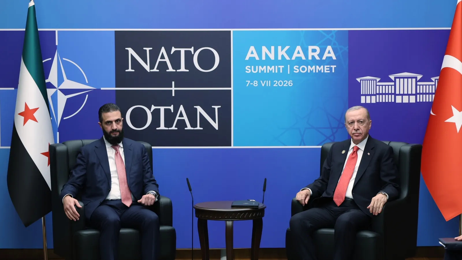 Şara, Erdoğan’la görüştü